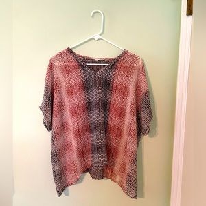 CAbi Sheer Blouse Size S